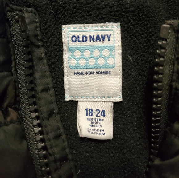 Toddler Girls Old Navy Coat Size 18-24 months Black - Picture 4 of 5